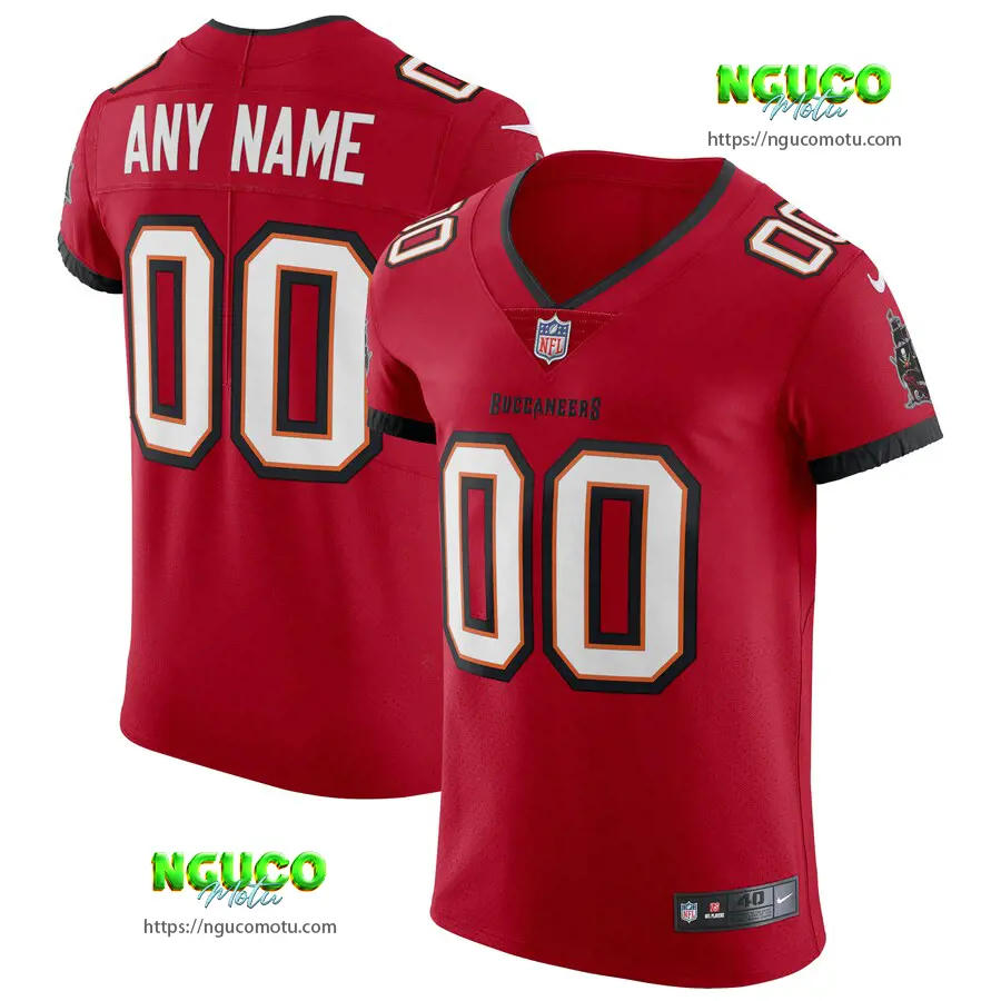  tampa bay buccaneers red vapor elite custom jersey